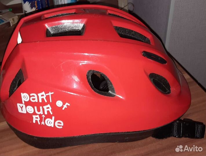 Велошлем BBB boogy BHE-37 glossy M красный