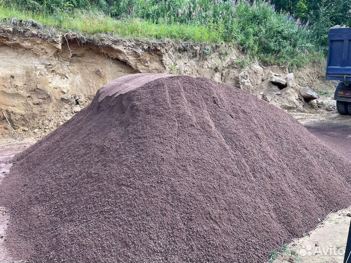 Отсев розовый