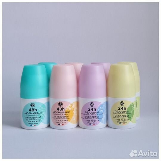 Yves rocher гель крем молочко дезодорант бальзам