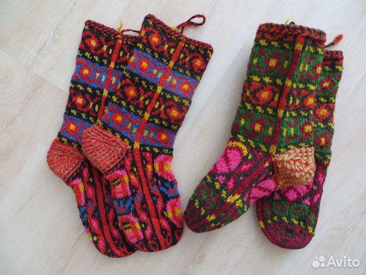 Гетры вязаные 2 пары,шерсть,новые