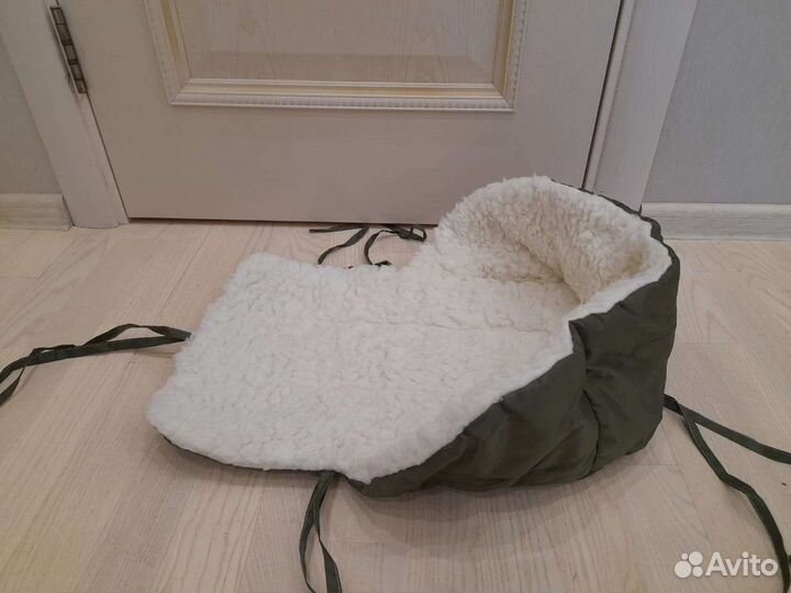 Теплый чехол на санки