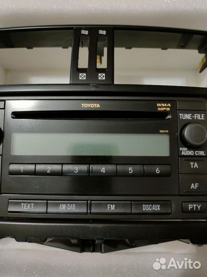 Штатная автомагнитола на тайоту Ленд Крузер Прадо
