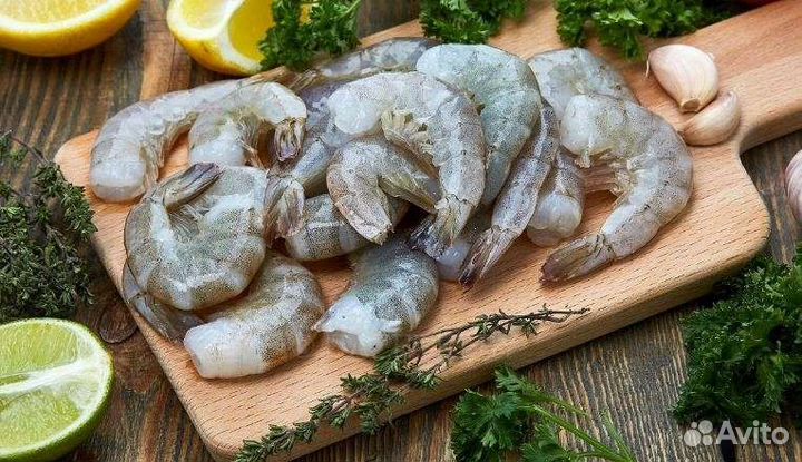 Креветка Тигровая без головы