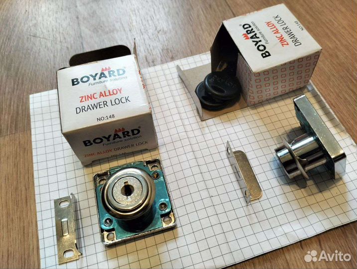 Замки мебельные стандартные