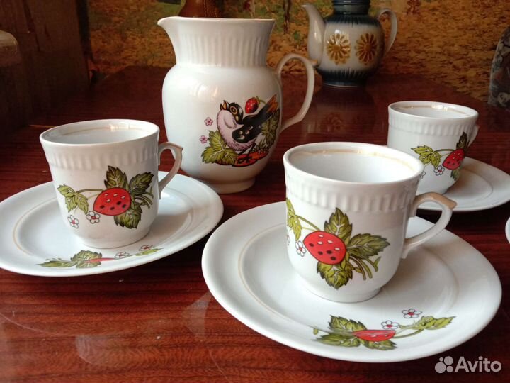 Чайный сервиз и графин СССР Городницкий