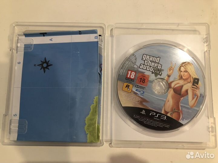 Диск на PS3 grand theft auto 5