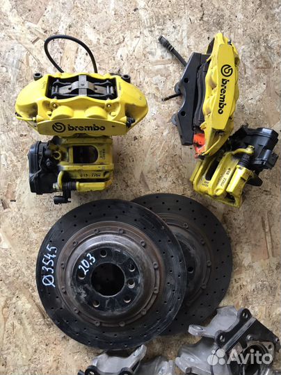BMW f10 Brembo Комплект задних тормозов
