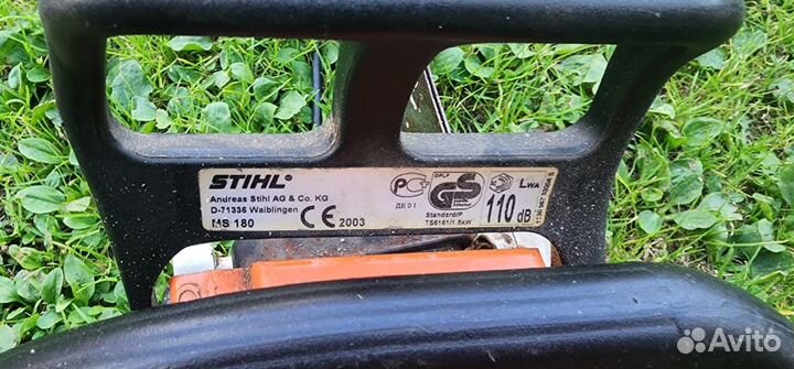 Бензопила stihl MS 180