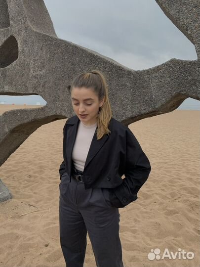 Тренч конструктор gate31, черный, xl