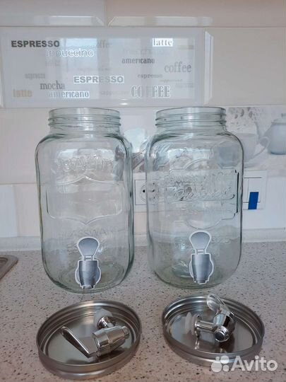 Банка с краном новая 3 литра