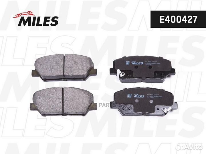 Miles E400427 Колодки тормозные дисковые перед