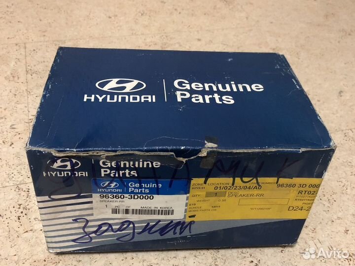 Hyundai Sonata 4 EF Динамик двери