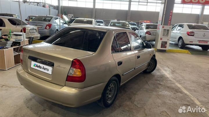 Hyundai Accent 1.5 AT, 2004, 178 000 км