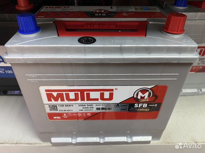 Аккумулятор 60 Ач Mutlu на Хонду
