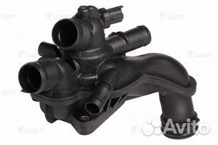 Термостат для а / м psa 308 (07) / c4 (08) 1.6i ат (рифленые патрубки и два датчика) (105с) (l