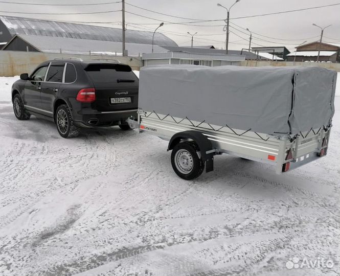 Прицеп 2,53х1,30м полный цинк. Тент 1,0м