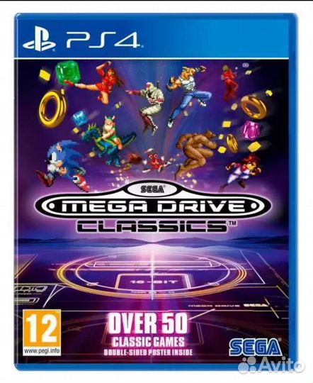 Sega mega drive classics ps4 новый в пленке