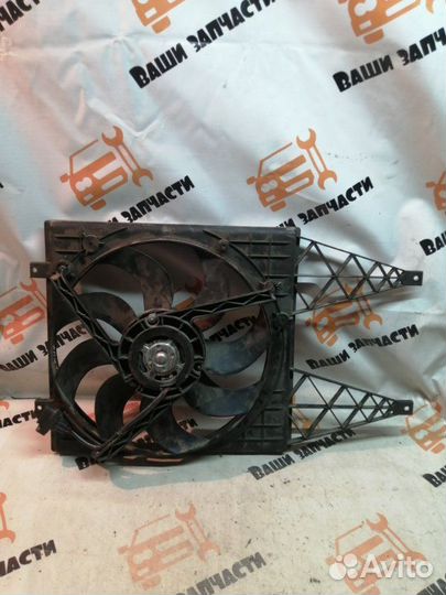 Вентилятор охлаждения радиатора Skoda Fabia 2