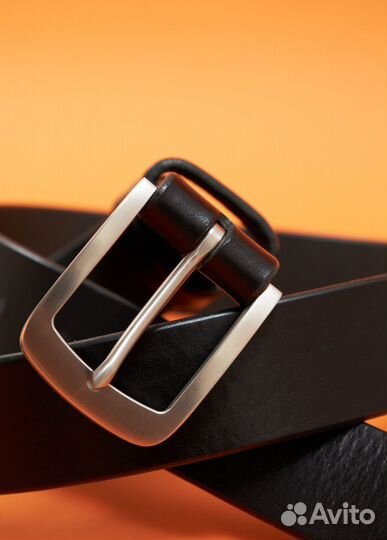 Мужской кожаный ремень ручной работы