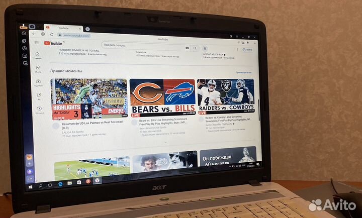 Надёжный 17-ти дюймовый ноутбук Acer/2.00Ghz/200gb