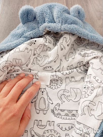 Комбинезон плюшевый 80