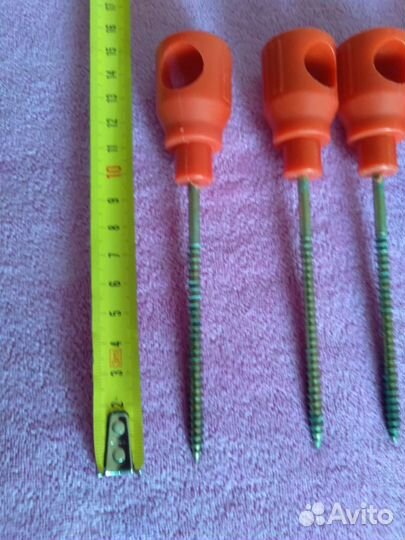 Колышки ввертыши для зимней палатки