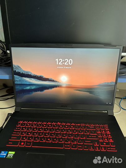 Игровой ноутбук msi katanaGF76 11UD