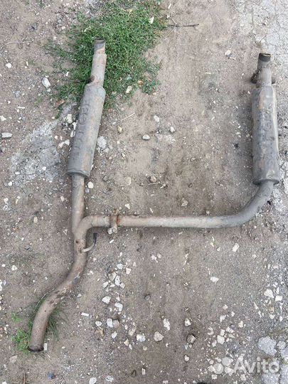 Раздвоенный глушитель priora