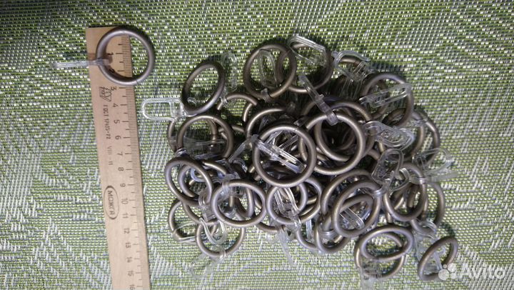 Кольца для штор бронзовые