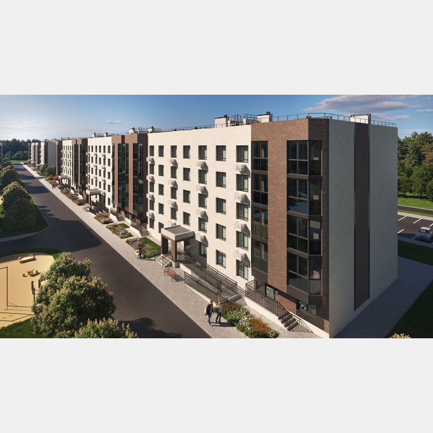 1-к. квартира, 46,7 м², 2/5 эт.