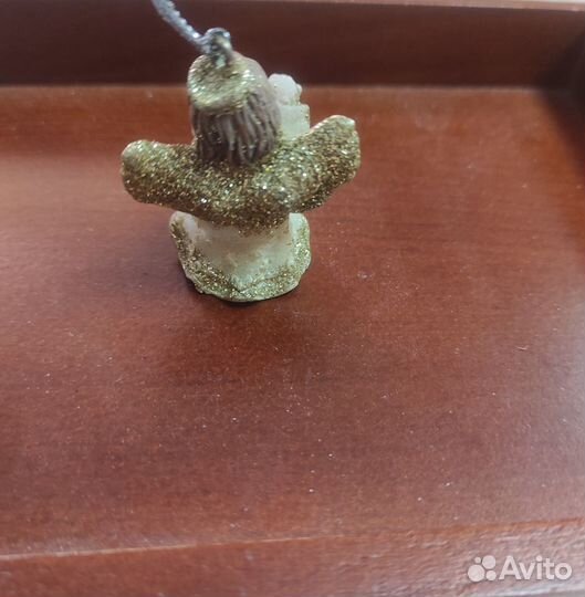 Талисман фигурка ангел с флейтой, 4 см