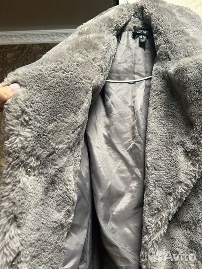 Шуба new look серая 42-44
