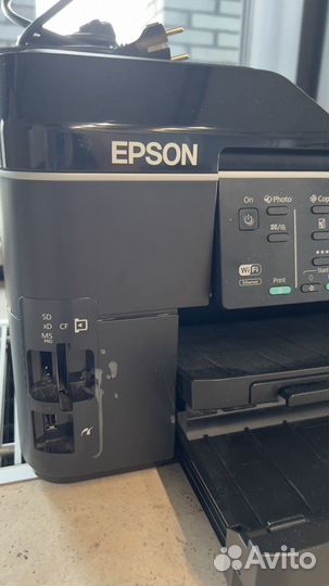 Мфу струйный принтер Epson WF-7515 печать скан А3