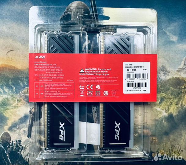 Оперативная память adata XPG spectrix D35G RGB 16G