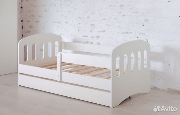 Кровать из ламинированного дсп софа цвет с бортом