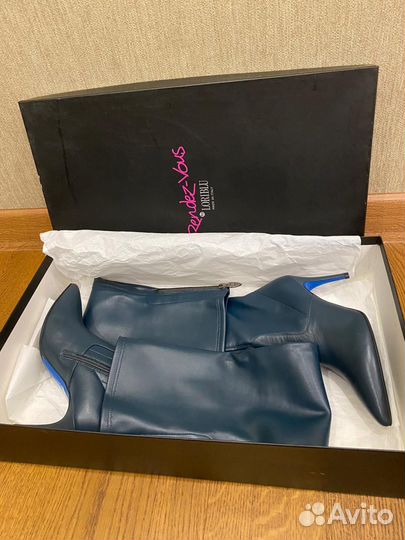 Сапоги кожаные loriblu