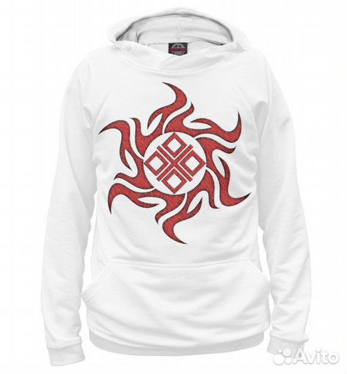 Женское худи с принтом «Символ Богини Макошь»