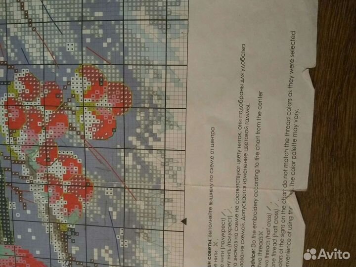 Набор для вышивания 2 Остатки