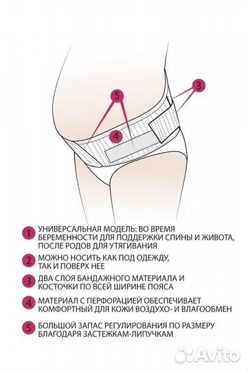 Бандаж для беременных фэст