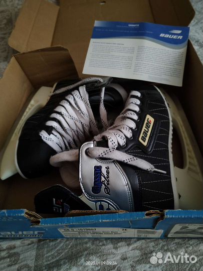 Коньки Вauer Supreme Clasic Silver Канада 40-42