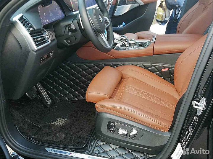 3Д (3D) коврики из экокожи BMW бмв