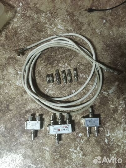 Штекеры делители для кабелей тв