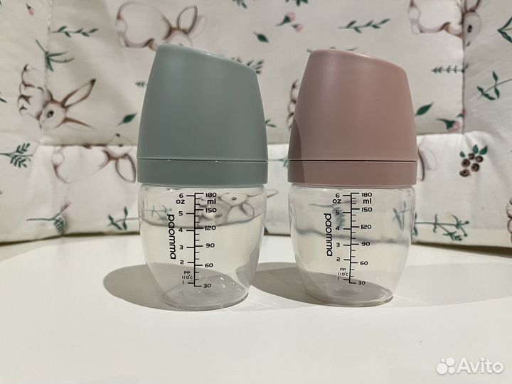 Бутылочка Paomma mom effect 180 мл 2шт