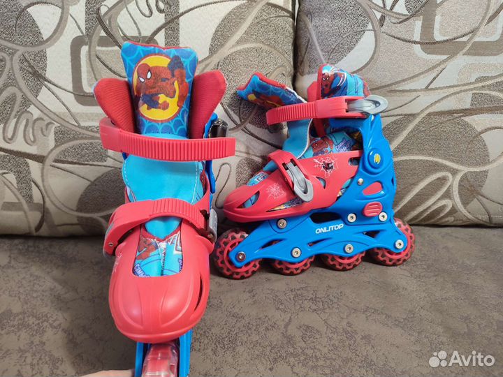 Роликовые коньки детские раздвижные