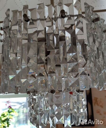 Люстра СССР,хрустальная