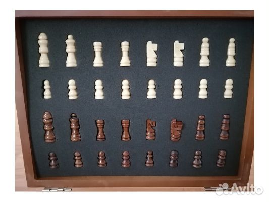 Набор подарочный Шахматы Фляжка Стопки