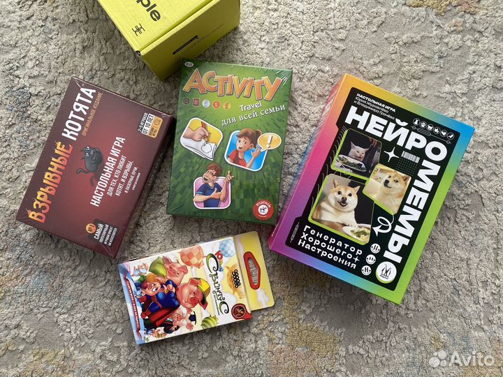 Настольная игра свинтус взрывные котята activity