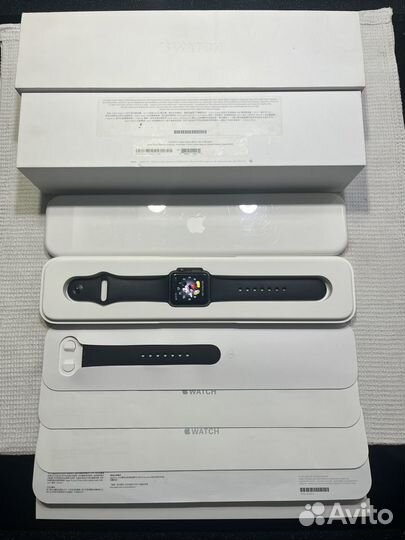 Apple watch 38mm S Gry Al Blk Sport