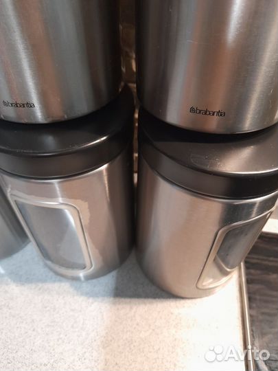 Контейнеры brabantia для сыпучих продуктов