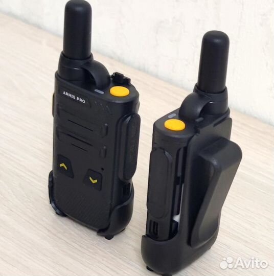 Легкая рация с наушником, комплект 2 штуки